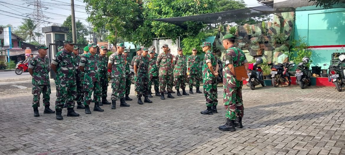 Danramil 02/Btc Berikan Pengarahan Kepada Anggota Katpuanter