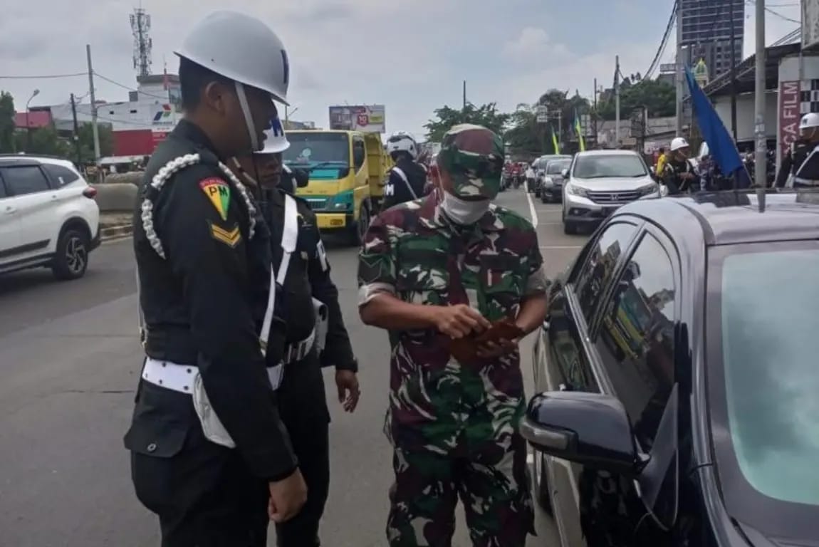 Pomdam Jaya Serentak Gelar Razia Kendaraan TNI
