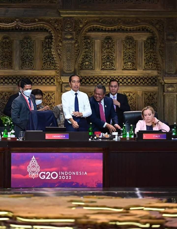 Presiden Jokowi Jamu Makan Siang Para Pemimpin G20