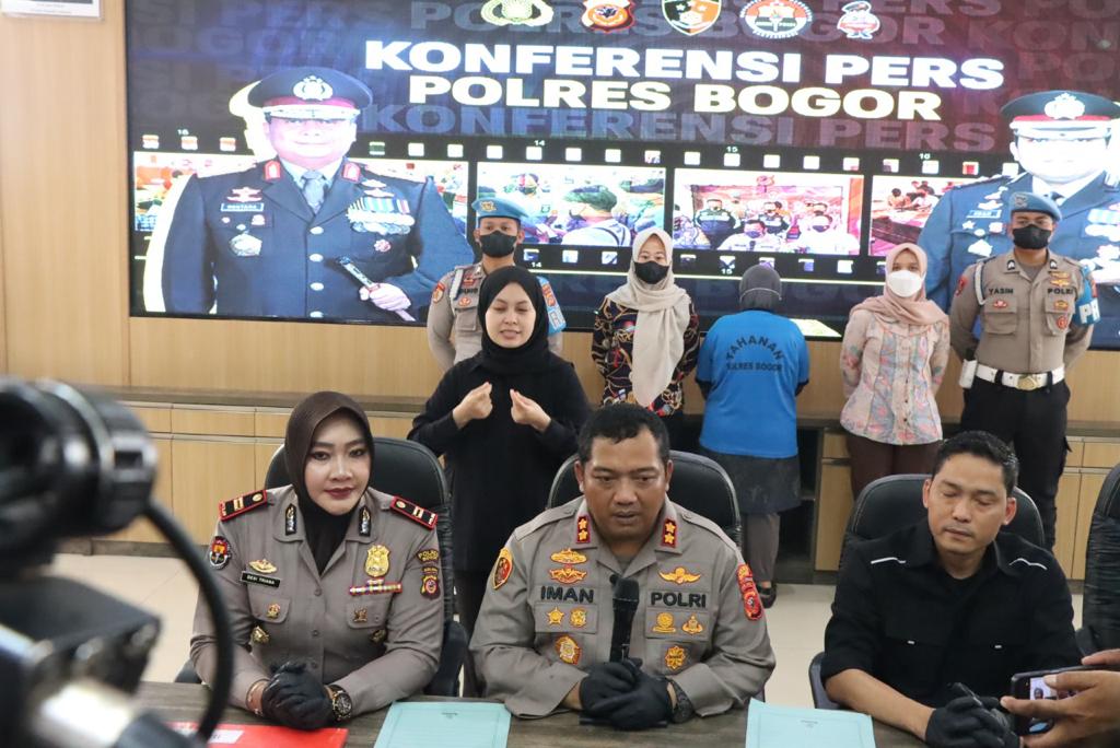 Polres Bogor Ungkap Pelaku Penipuan dan Penggelapan Berkedok Pinjol, Yang Akibatkan Kerugian Hingga 2,3 Milyar