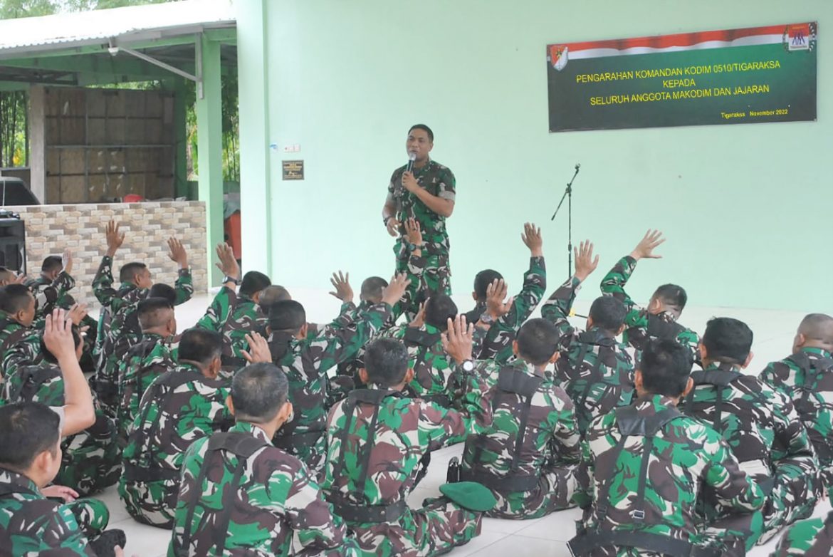 Jam Dandim 0510/Trs: kerja keras dan komsos kunci sukses Aparat Teritorial
