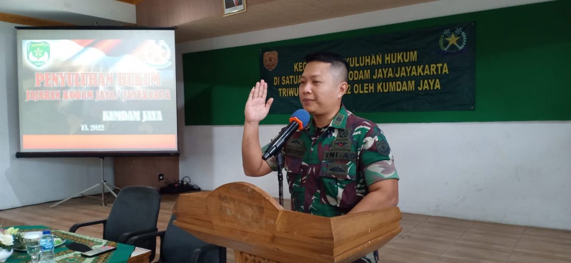 Kodim 0505/JT Gelar Pembinaan Tata Ruang Wilayah Pertahanan Darat TA.2022