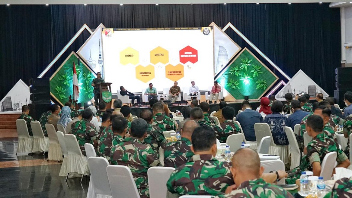 Didaulat Sebagai Narasumber Dalam Talkshow Agen Perubahan Sebagai Penggerak Restorasi Ekosistem, ini kata Dandim 0502/Jakarta Utara.
