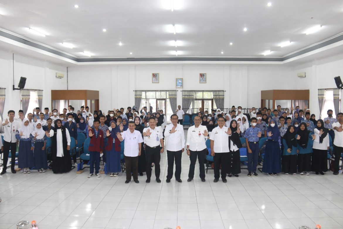 Buka Sosialisasi P4GN dan PN: Sekda Ciamis Harapkan Pelajar Ciamis Menjadi Garda Terdepan Pencegahan Penyalahgunaan Narkoba