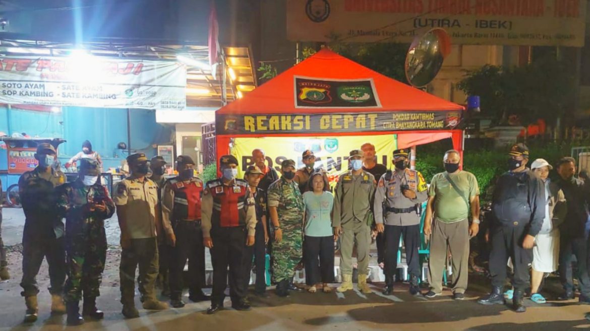 Peran Aktif Babinsa Koramil 03/GP Ikuti Apel dan Patroli Bersama Tiga Pilar Kecamatan Grogol Petamburan