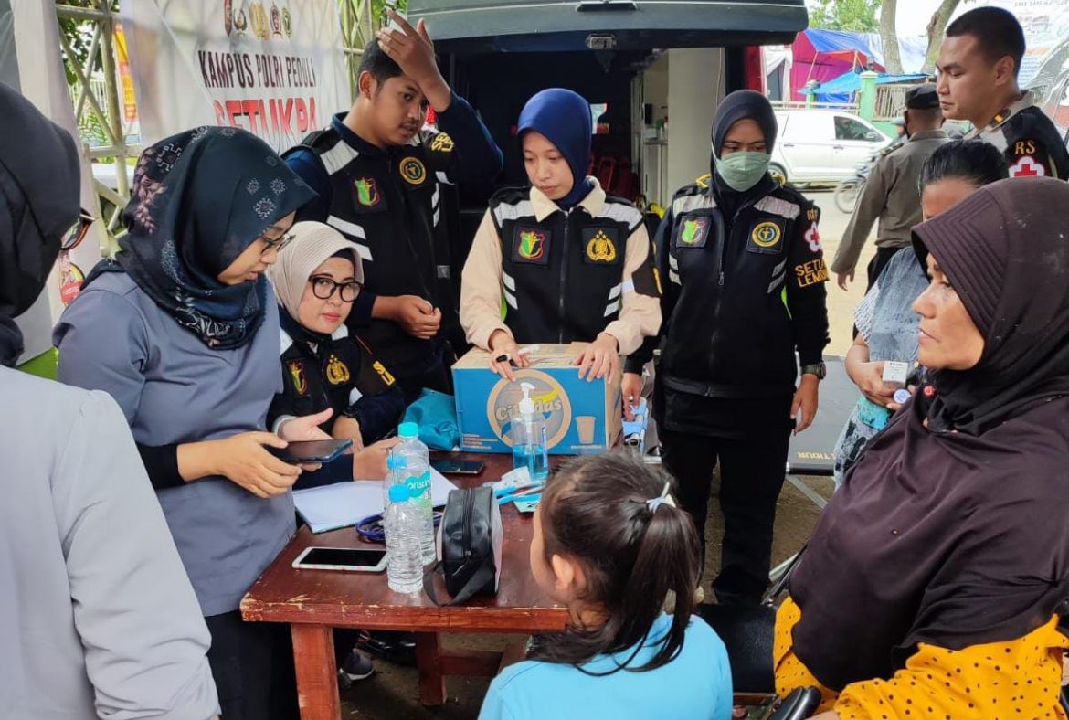 Bhaktikes Gempa Cianjur RS. Bhayangkara Setukpa Di Posko Cijendil