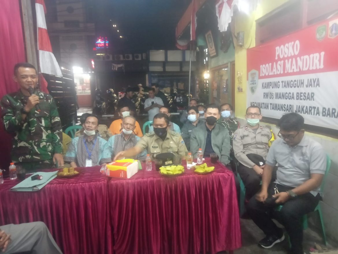 Danramil 01/Tamansari Mayor Inf Mulia Adi Dharma Hadiri Pemilihan Ketua RW di Wilayah