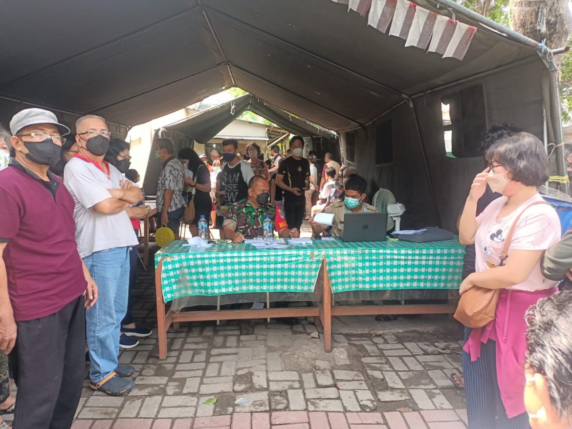 Percepatan Vaksinasi, 158 Orang Tervaksin di Serbuan Vaksinasi Koramil Tamansari