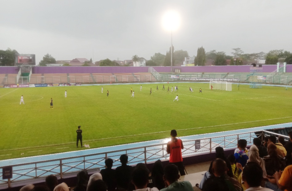 Ciamis Berhasil Taklukan Kota Tasikmalaya Dengan Score 1-0 pada Cabor Sepakbola Porprov 2022
