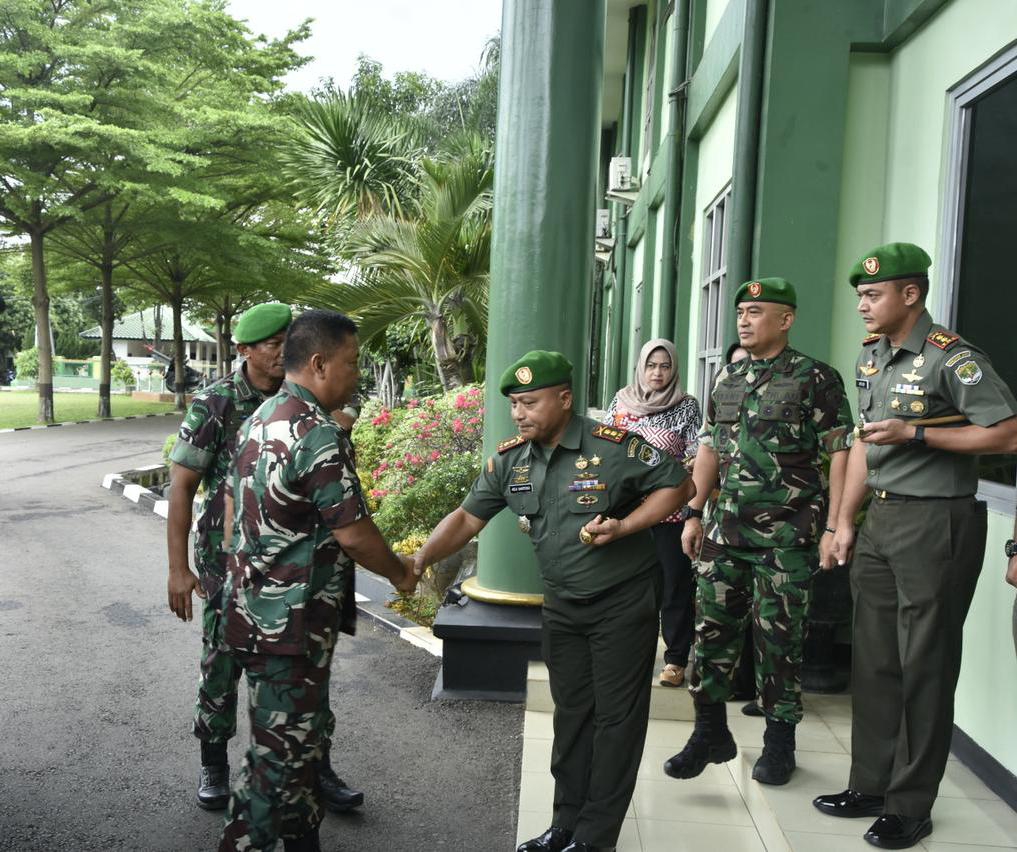 Danrindam Jaya Menyambut Kunjungan Pangdam Jaya di Mako Rindam Jaya