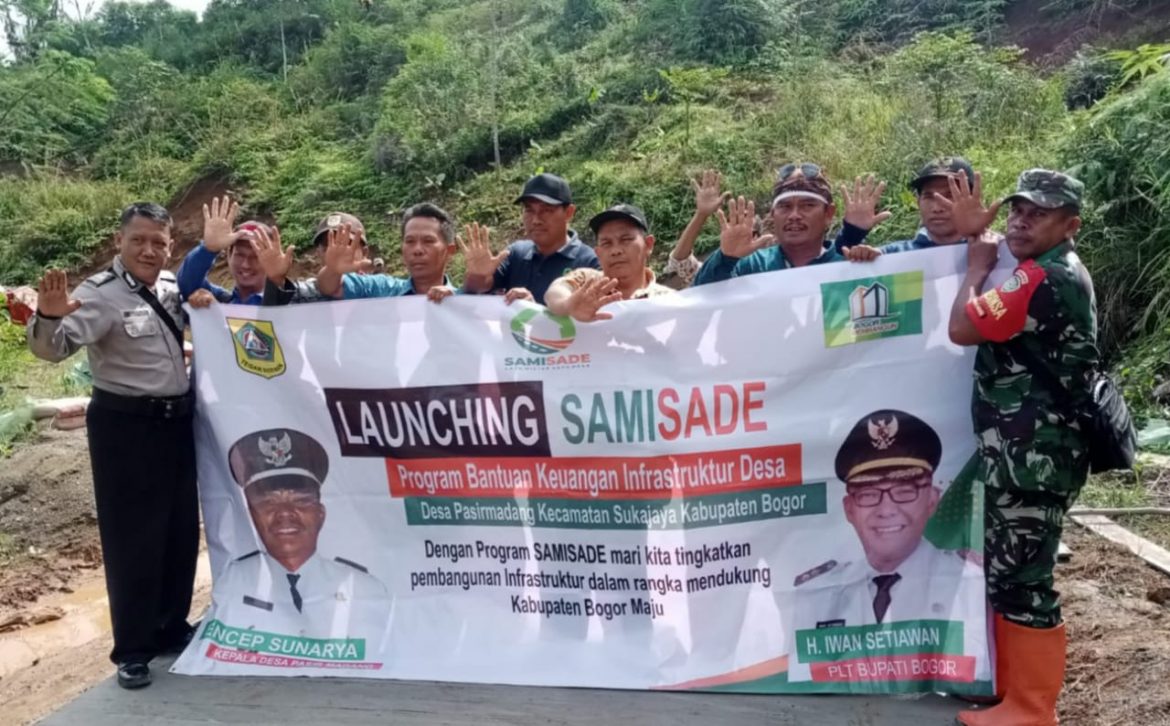 Jaro Encep Genjot Pembangunan Insfratruktur Dengan Dana SAMISADE