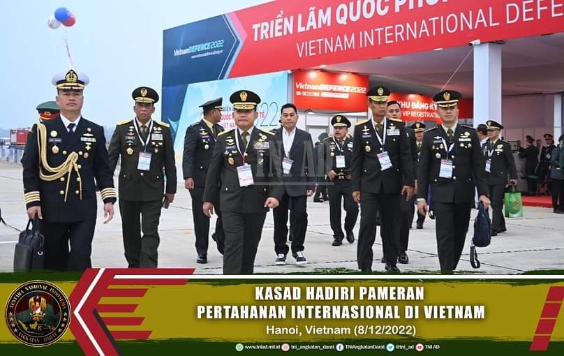 Kasad Hadiri Pameran Pertahanan Internasional di Vietnam