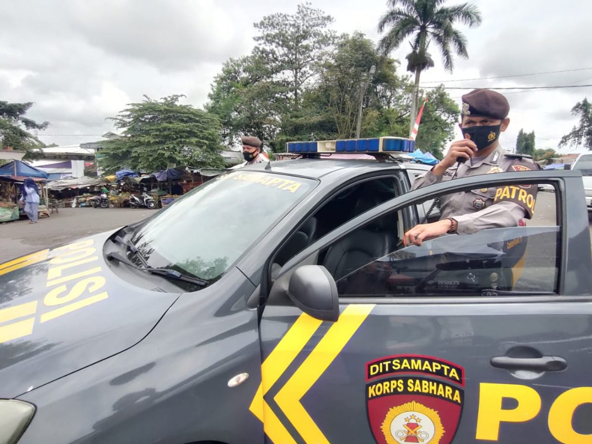 Ciptakan Wilayah Aman dan Kondusif, Anggota Samapta Polres Ciamis Gelar Patroli Dialogis