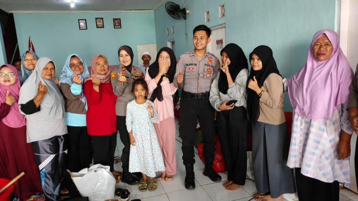 Di Pengungsian,Tim Konselor Polres Ciamis Kembali Lakukan Trauma Healing Terhadap Korban Gempa Bumi Cianjur
