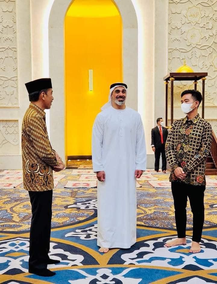 Presiden Jokowi Terima Kedatangan Putra MBZ di Surakarta