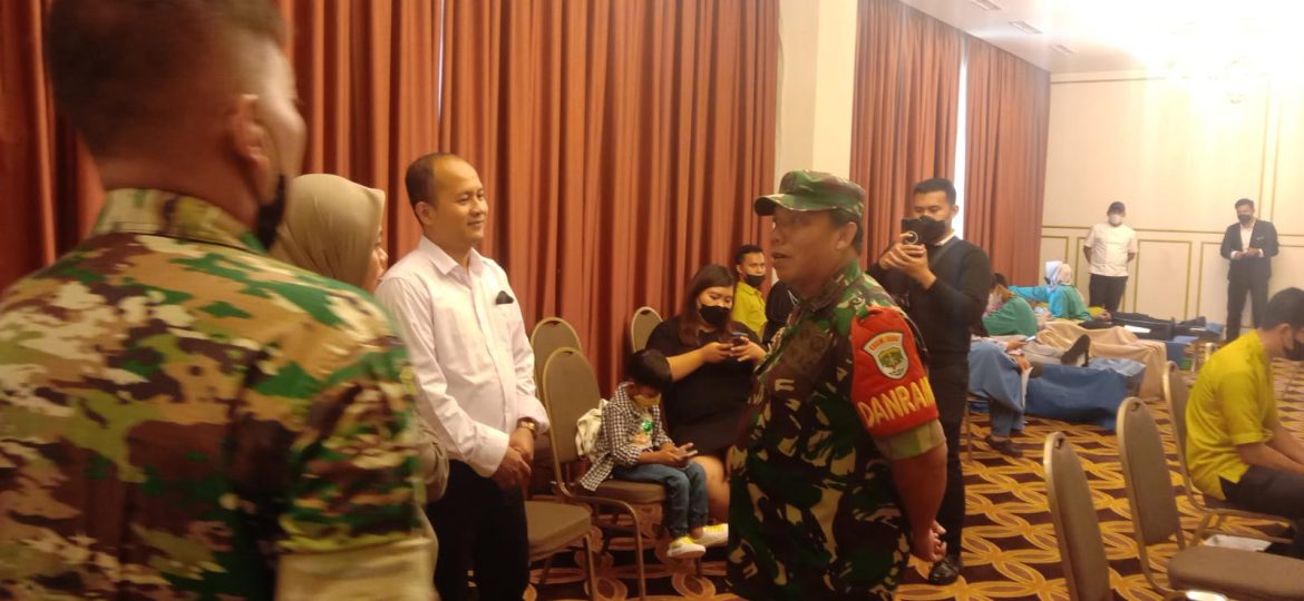 Danramil 04/Ciledug Hadiri Kegiatan Donor Darah