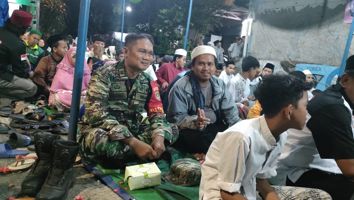 Babinsa Koramil 05/KJ Hadiri Acara Maulid Nabi Muhammad SAW 1144 H di Wilayah
