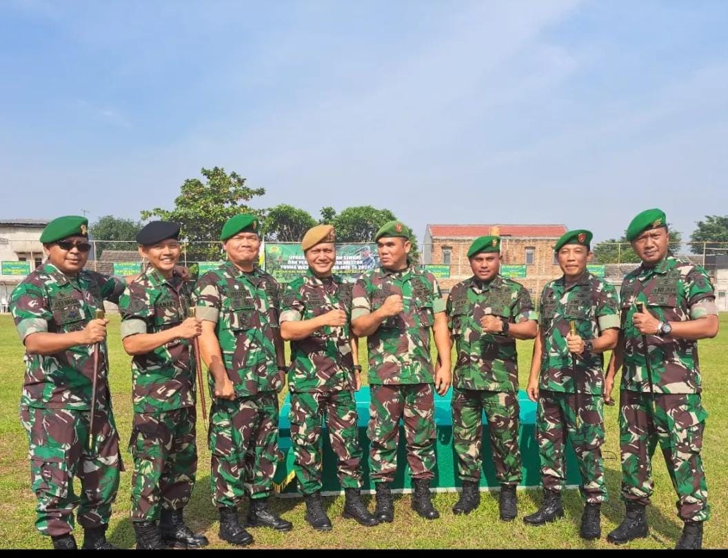Dandim 0507/Bekasi Ikuti Upacara Penyerahan Simbol dan Pelepasan Peleton Beranting Yudha Wastu Pramuka Jaya Kodam Jaya