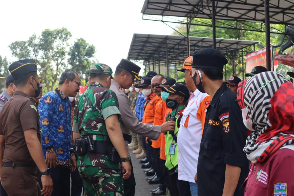 Pastikan Kesiapan Personel, Polres Banjar Melaksanakan Apel Gelar Pasukan Ops Lilin Lodaya 2022
