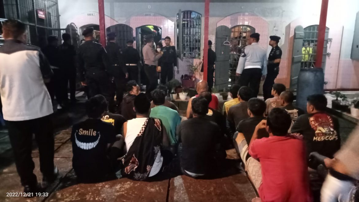 Jelang Nataru 2023, Lapas Kelas IIB Ciamis Gelar Operasi Gabungan Libatkan BNNK dan Polres Ciamis