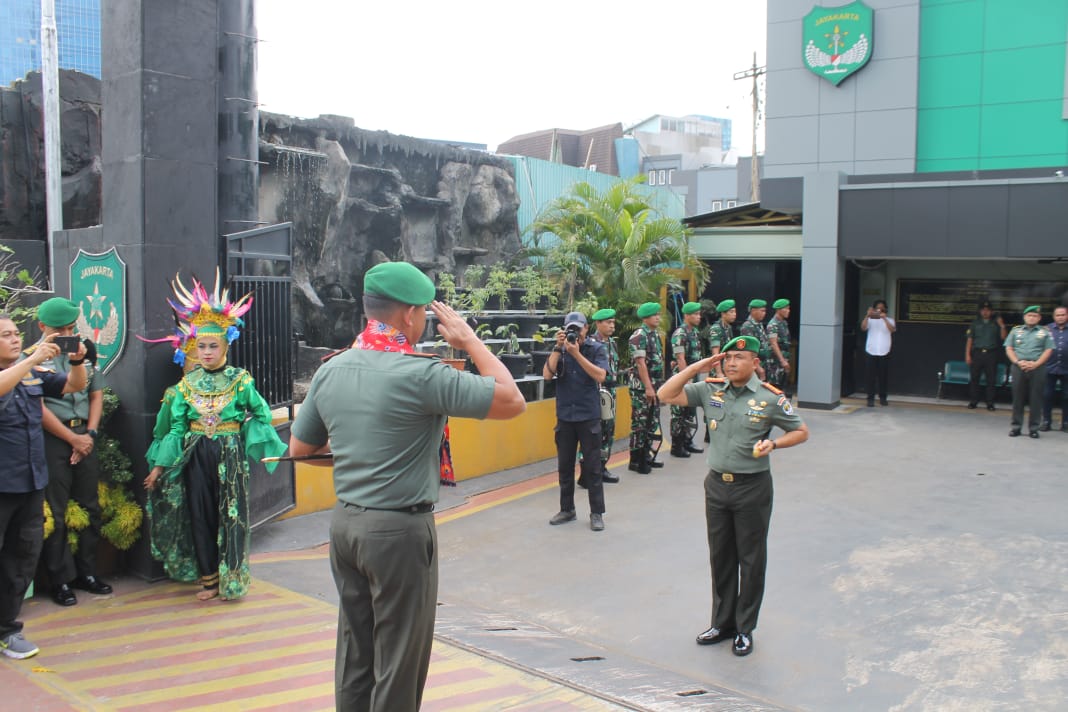 Kodim 0503/JB Terima Kunjungan Danrem 052/WKR