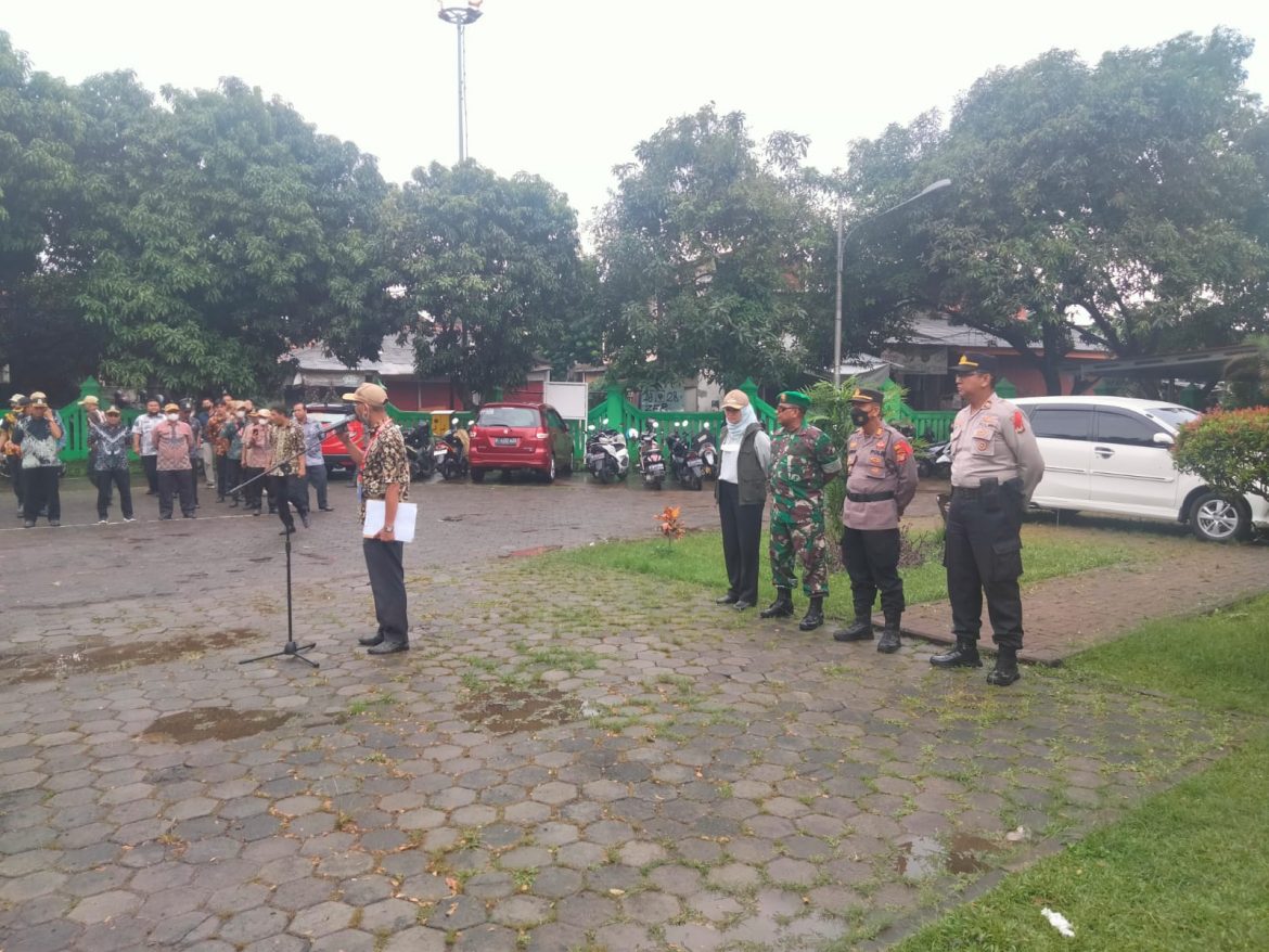 Dukung Pengamanan Nataru, Koramil 02 Pondok Gede Ikuti Apel Gabungan Tiga Pilar Tingkat Kecamatan Pondok Melati