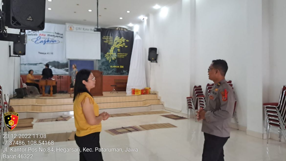 Polres Banjar Polda Jabar Cek Kesiapan Kebaktian, Pastikan Nataru Aman TKA
