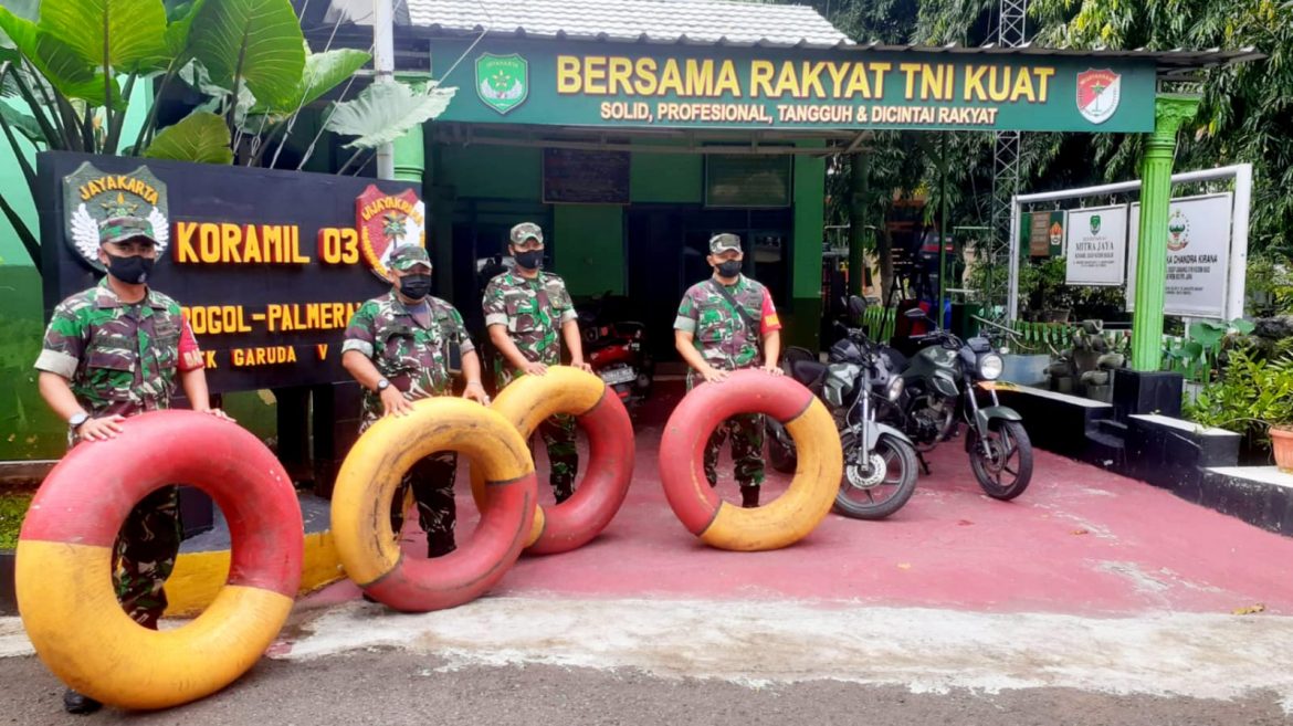 Antisipasi Bencana Banjir, Koramil 03/GP Siapkan Posko Siaga Bencana Dan Perlengkapan Pendukung