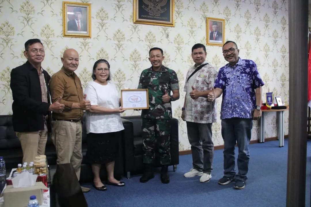 Dandim 0507/Bekasi Terima kunjungan Pengurus Forum Komunikasi Kristiani
