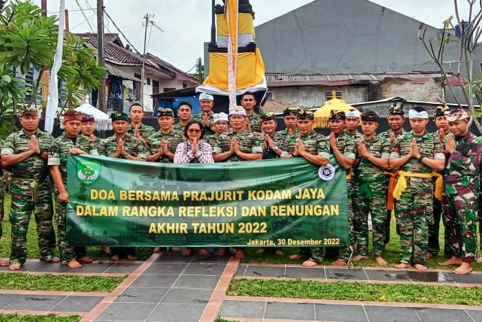 Refleksi Akhir Tahun 2022, Kodam Jaya Lakukan Doa Bersama