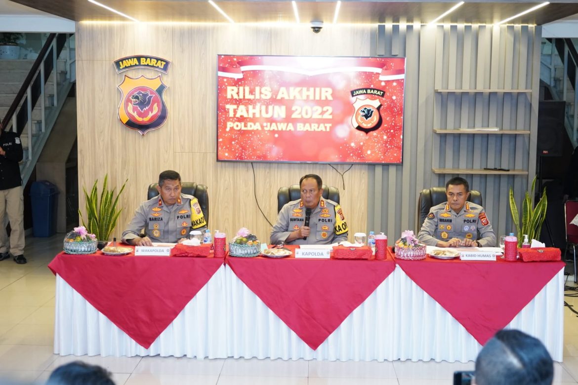 Polda Jabar Gelar Rilis Akhir Tahun