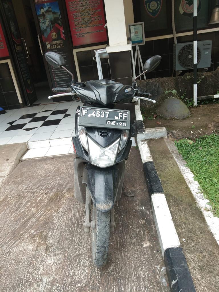 Meninjak Lanjuti Laporan ke Call Center 110, Polsek Rumpin Polres Bogor Amankan Seorang Pelaku Curanmor