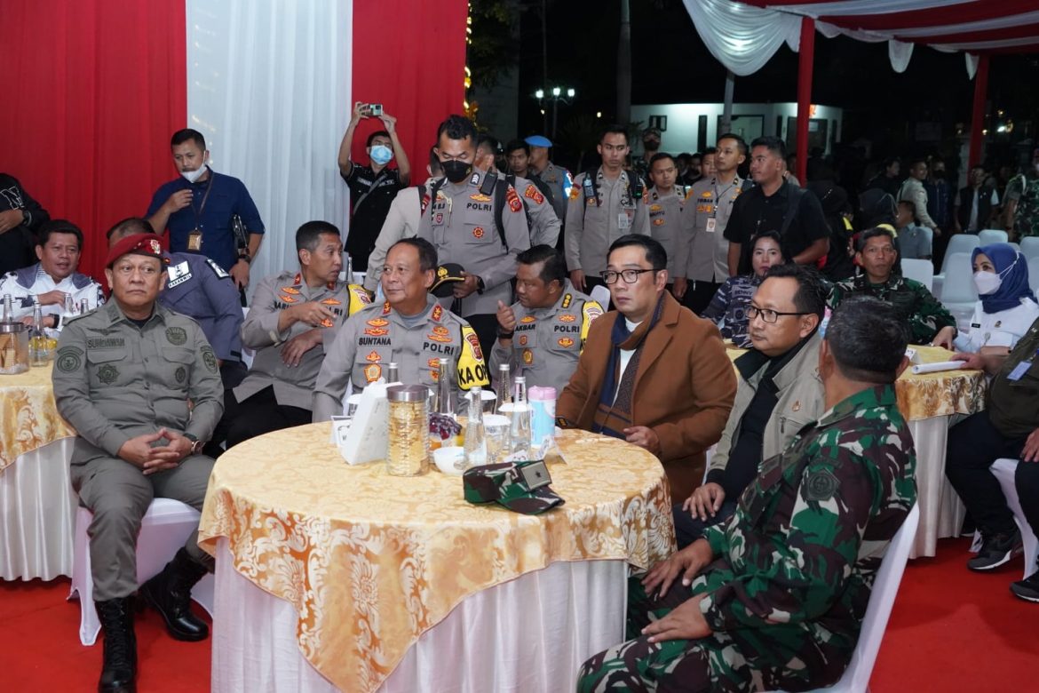 PENINJAUAN KESIAPAN PENGAMANAN MALAM TAHUN BARU 2023, DENGAN AGENDA KESIAPAN PENGAMANAN DAN ANTISIPASI GANGUAN KAMTIBMAS DI MALAM TAHUN BARU 2023