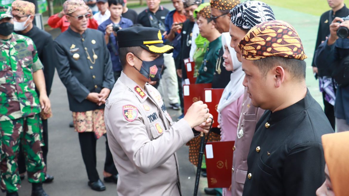 Bentuk Sinergitas dan Silaturahmi Polri Bersama Intansi Pemerintah, Kapolres Ciamis Hadiri Hari Amal Bhakti Ke-77