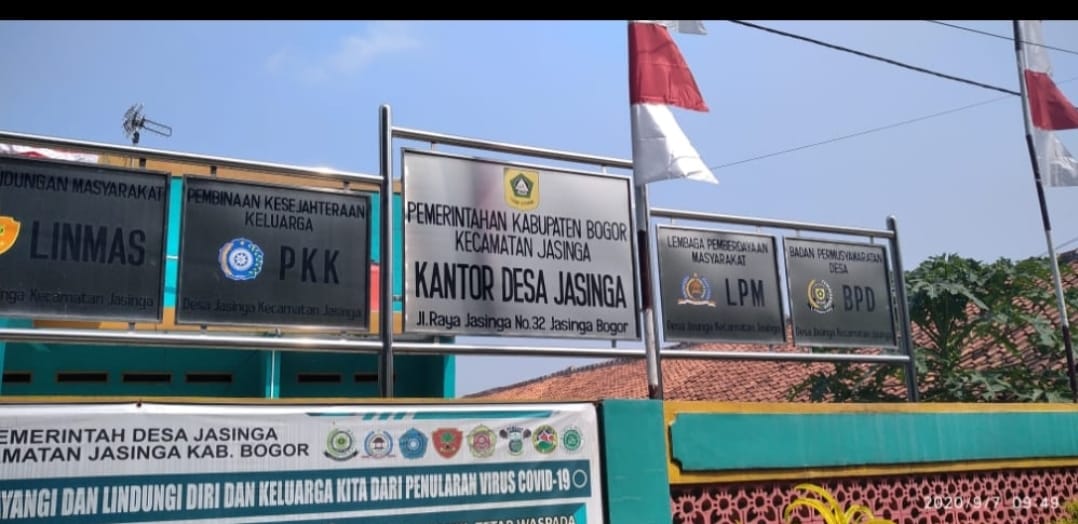 Pemdes Jasinga di Minta warganya Agar Menambah Pembuatan TPT di sekitar Pemakaman Umum