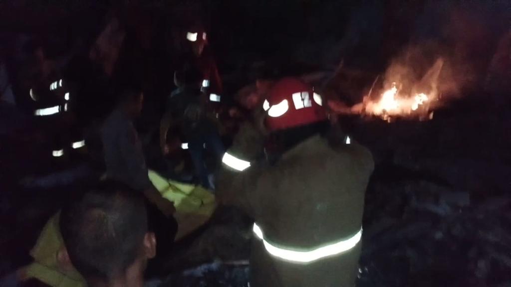 Seorang Pria Menjadi Korban Dalam Kebakaran di Lapak Barang Bekas Yang Terjadi di Gunung Sindur Bogor