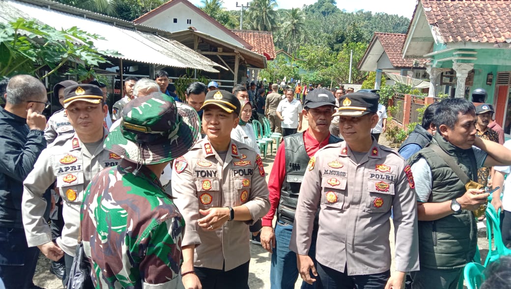 Upaya Memelihara Harkamtibmas Wilayah: Secara Mobile Polres Ciamis Bersama 4 Pilar  Patroli Wilayah Perbatasan