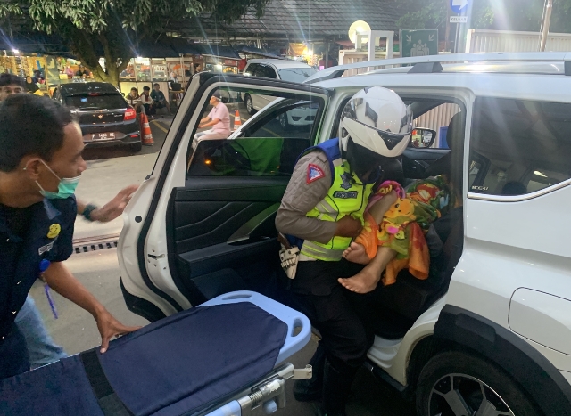 Polisi Penolong Kota Bogor Kawal Warga Kritis ke Rumah sakit