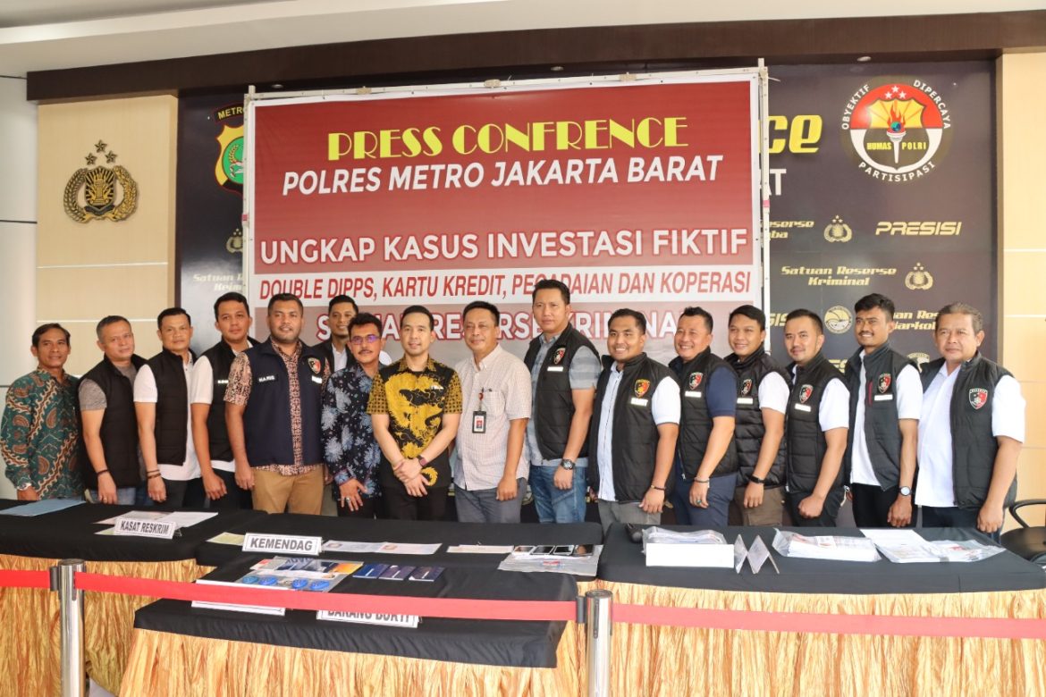 Satreskrim Polres Metro Jakarta Barat Berhasil Membongkar Kasus Investasi Fiktif