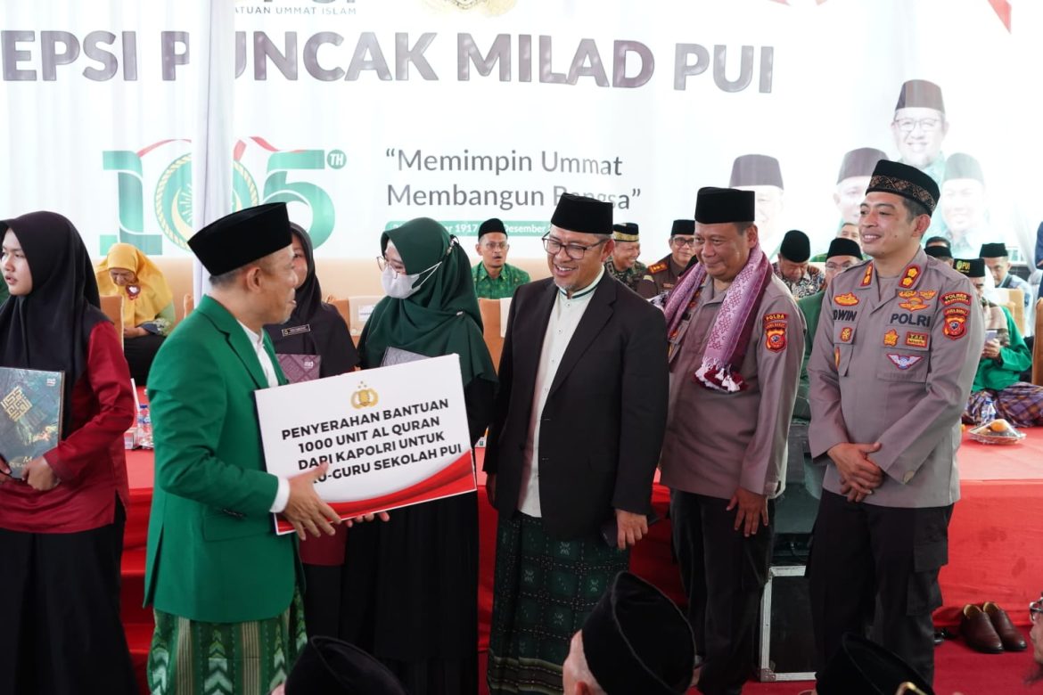 Kabaintelkam Polri Hadiri Resepsi Puncak Milad PUI Ke 105 Tahun Di Kabupaten Majalengka
