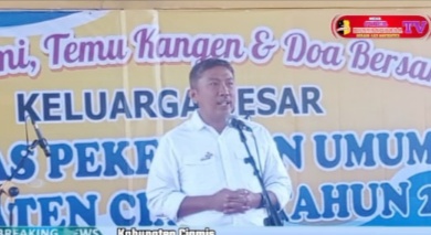 Pererat Silaturahmi Dinas Pekerjaan Umum Kabupaten Ciamis Gelar Temu Kangen dan Doa Bersama
