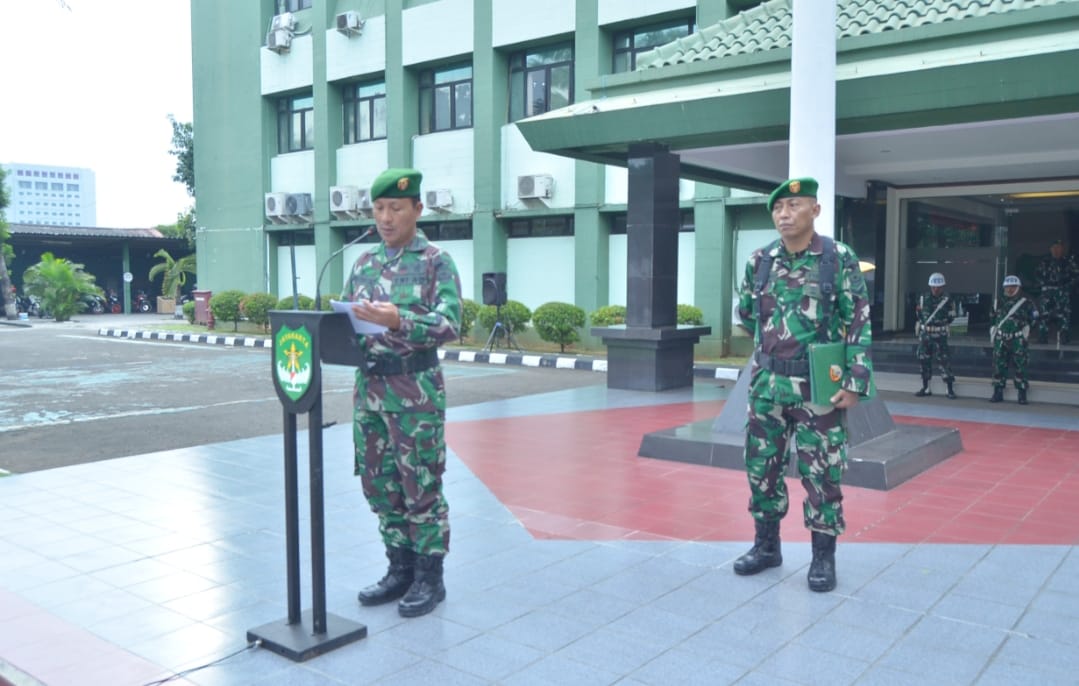 Kodim 0505/Jakarta Timur Gelar Upacara 17-an, Tumbuhkan Semangat Prajurit