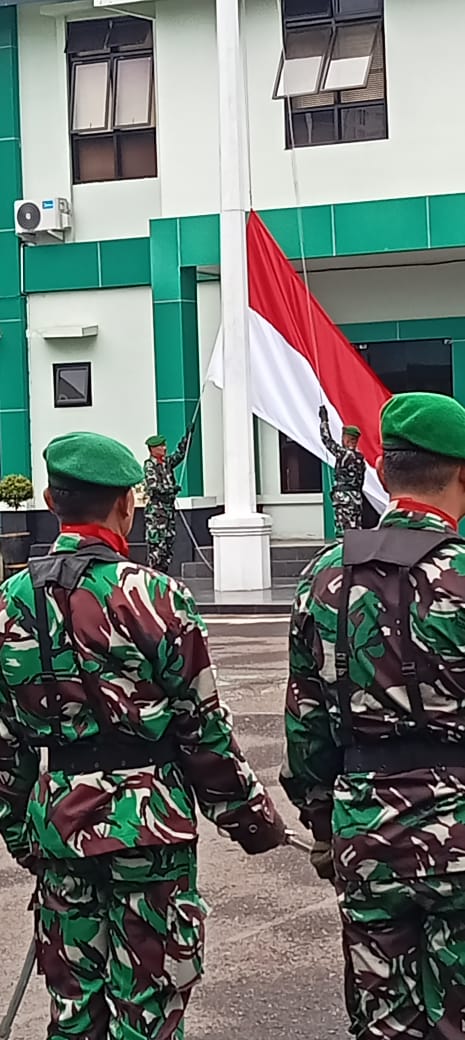 Kodim 0506/Tgr Gelar Kegiatan Upacara Bulanan 17 an