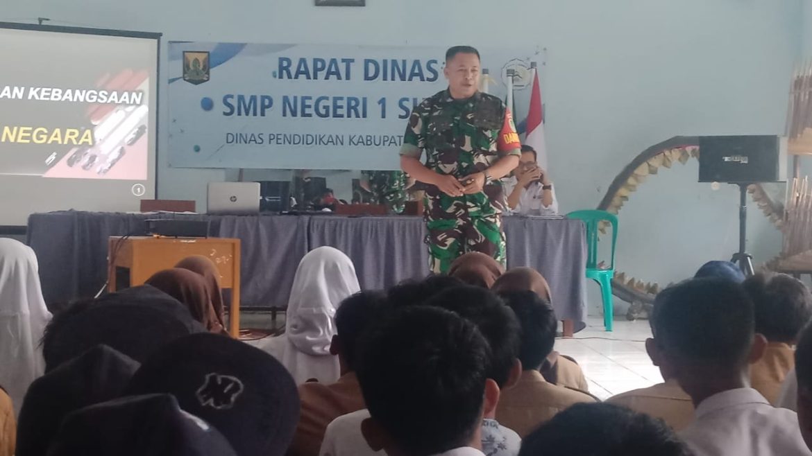 Kpt Arm Witono SH Berikan Materi Bela Negara dan Cegah Kenakalan Remaja di Surade