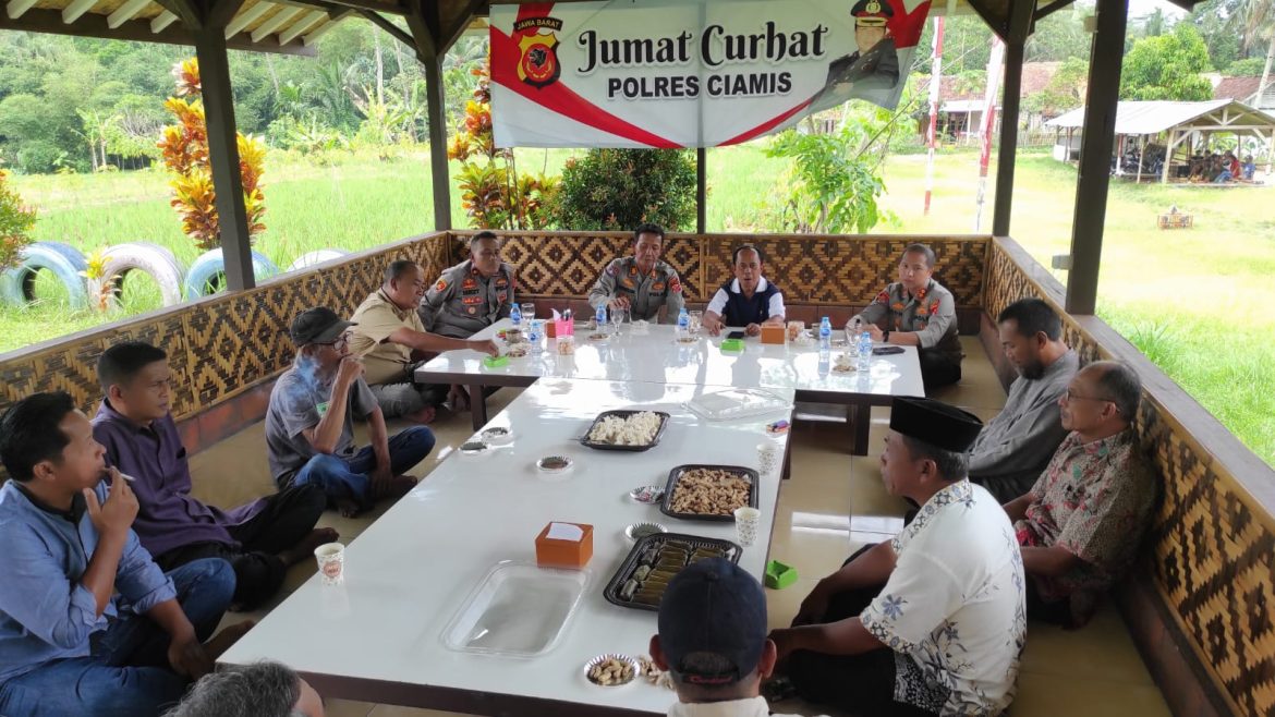 Jumat Curhat, Kapolres Ciamis Dengarkan Keluhan Warga