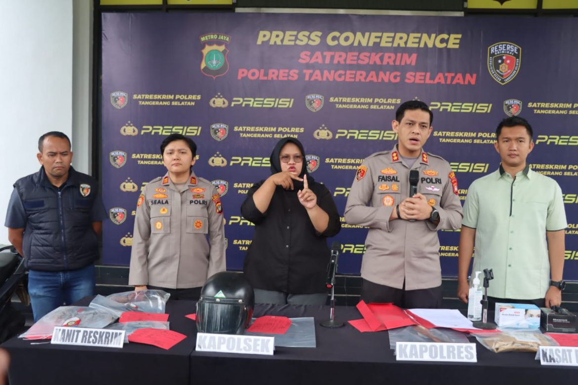 Polisi Berhasil Tangkap Pelaku Pembunuhan Berencana Tukang Ojek di Pagedangan