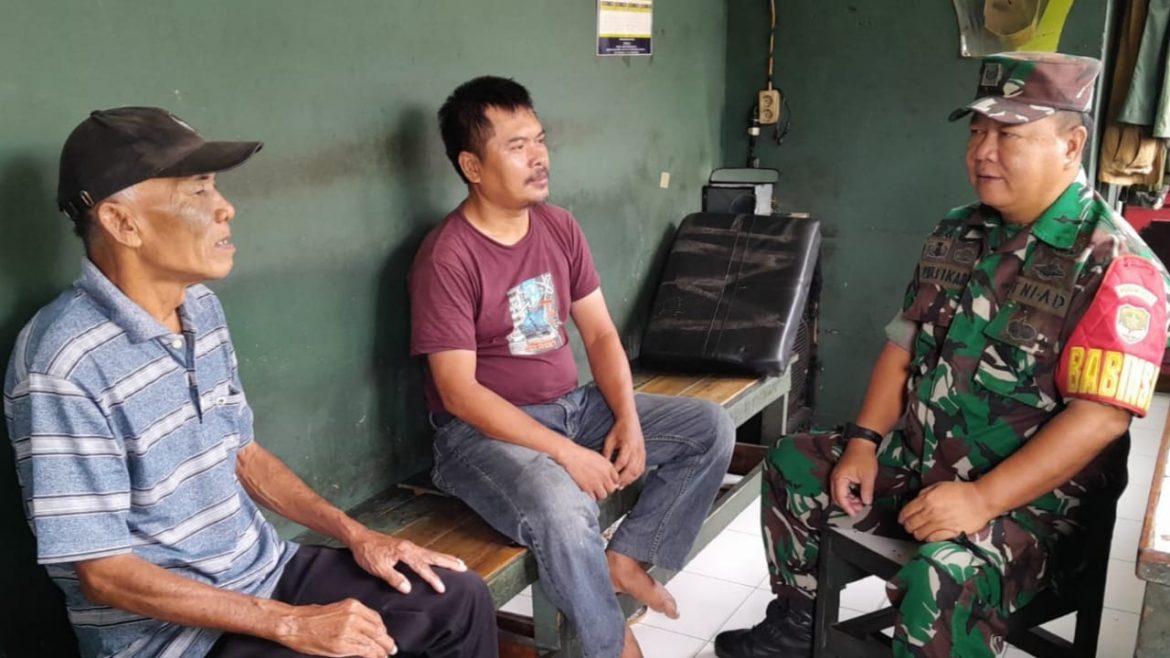 JALIN KOMUNIKASI SOSIAL BABINSA SERTU ZULFIKAR BERSAMA WARGA BINAAN KORAMIL 06/KD