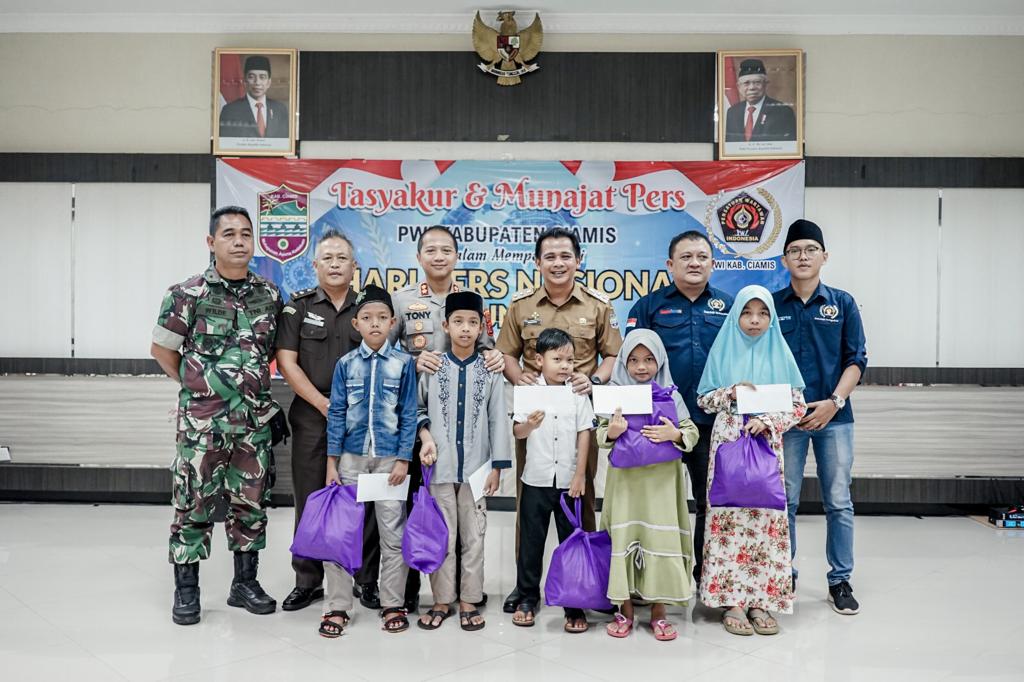 Hadiri Peringatan HPN Wabup Ciamis Berharap Masyarakat dapat Meningkatkan Pemahamannya dalam Membaca Berita