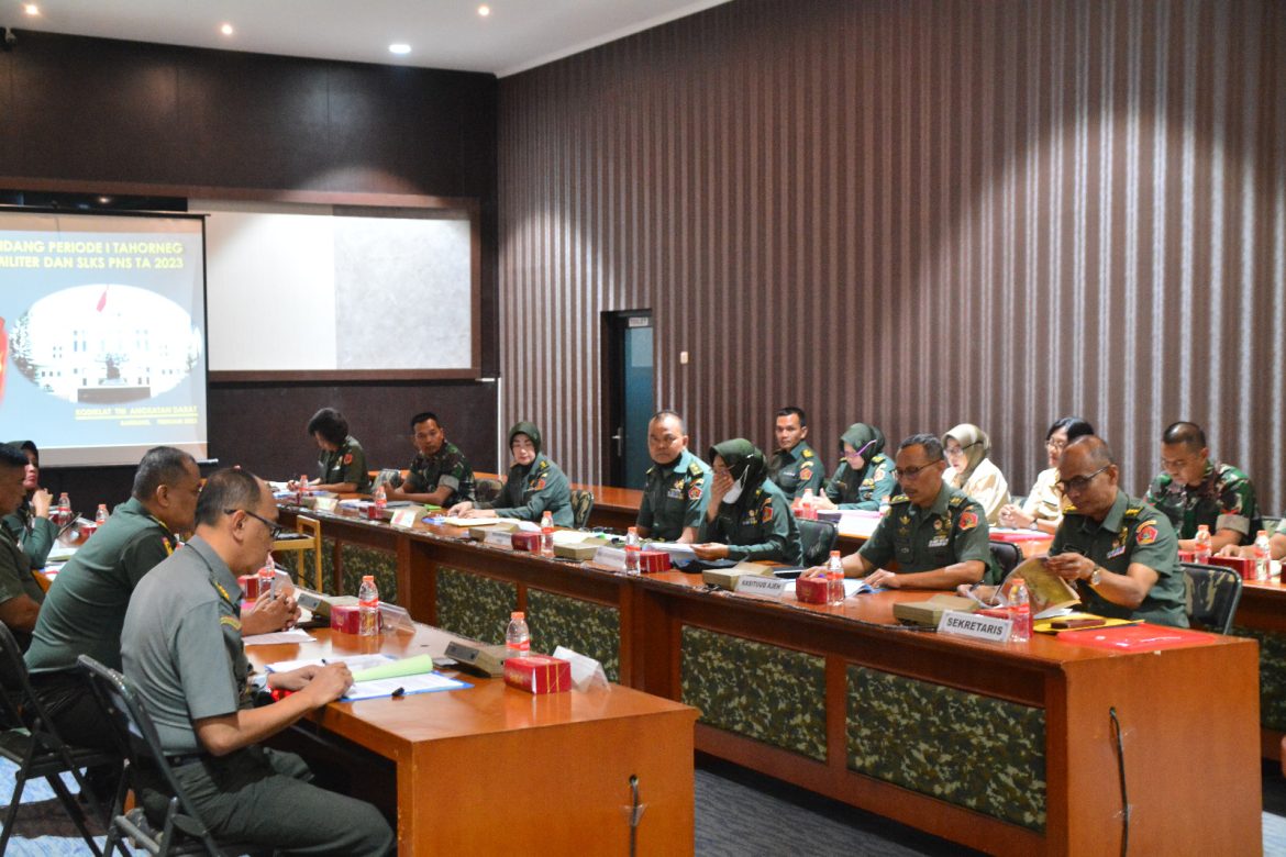 Kodiklatad Gelar Sidang Tahorneg Periode I TA 2023