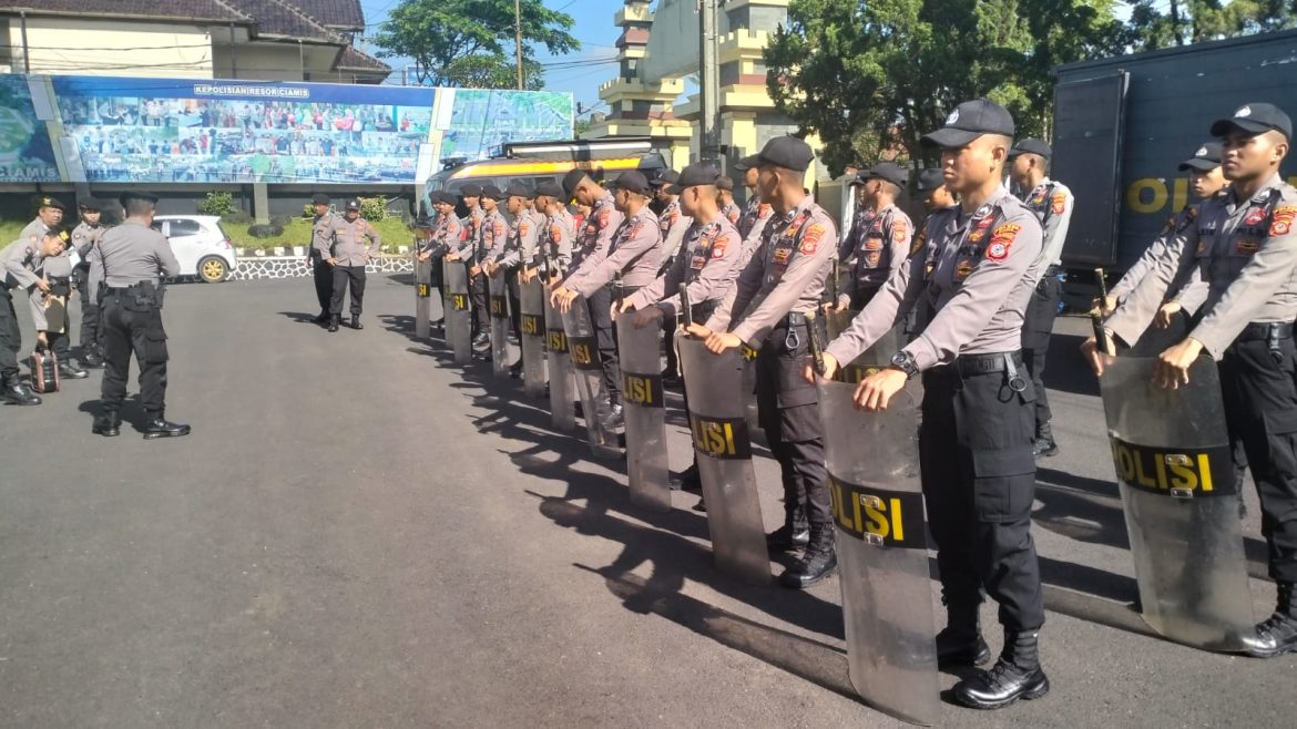 Satuan Samapta Polres Ciamis Tingkatkan Latihan PBB